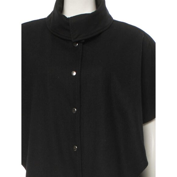 Nicholas K Black Sleeveless Wool Coat XS - Picture 4 of 4